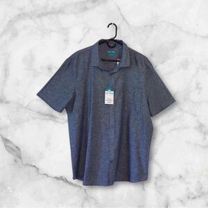 Men's Linen Blend Beachy Cruise Shirt NWT Size XXL